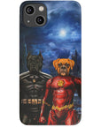 'Batdog & Flash Doggo' Personalized 2 Pet Phone Case