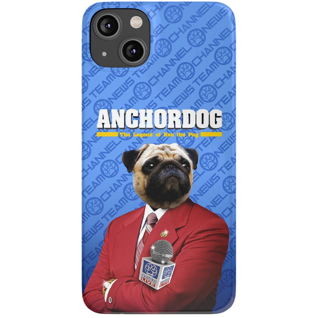 &#39;Anchordog&#39; Personalized Phone Case