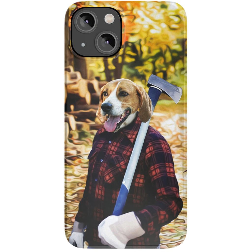 &#39;The Lumberjack&#39; Personalized Phone Case