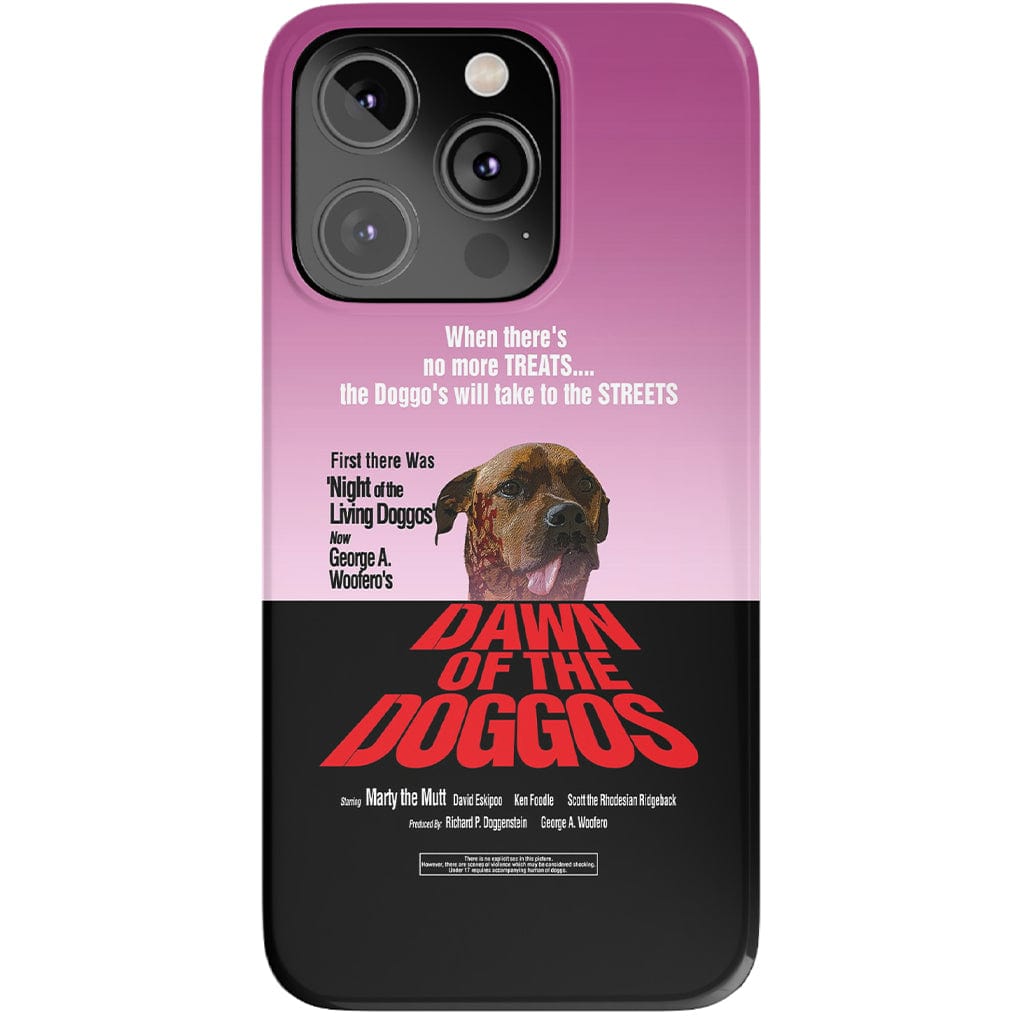 &#39;Dawn of the Doggos&#39; Personalized Phone Cases