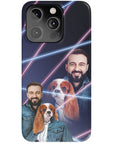 '1980s Lazer Portrait Pet(Female)/Human(Male)' Personalized Phone Case