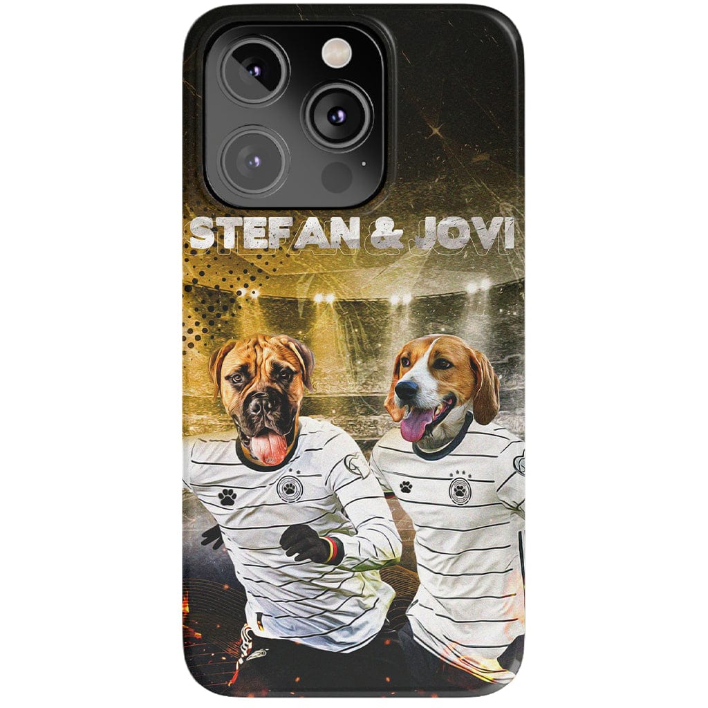 &#39;Germany Doggos&#39; Personalized 2 Pet Phone Case