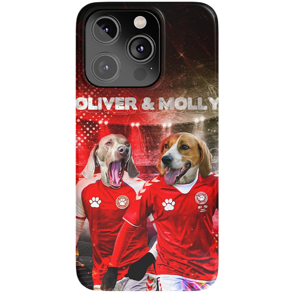 &#39;Denmark Doggos&#39; Personalized 2 Pet Phone Case