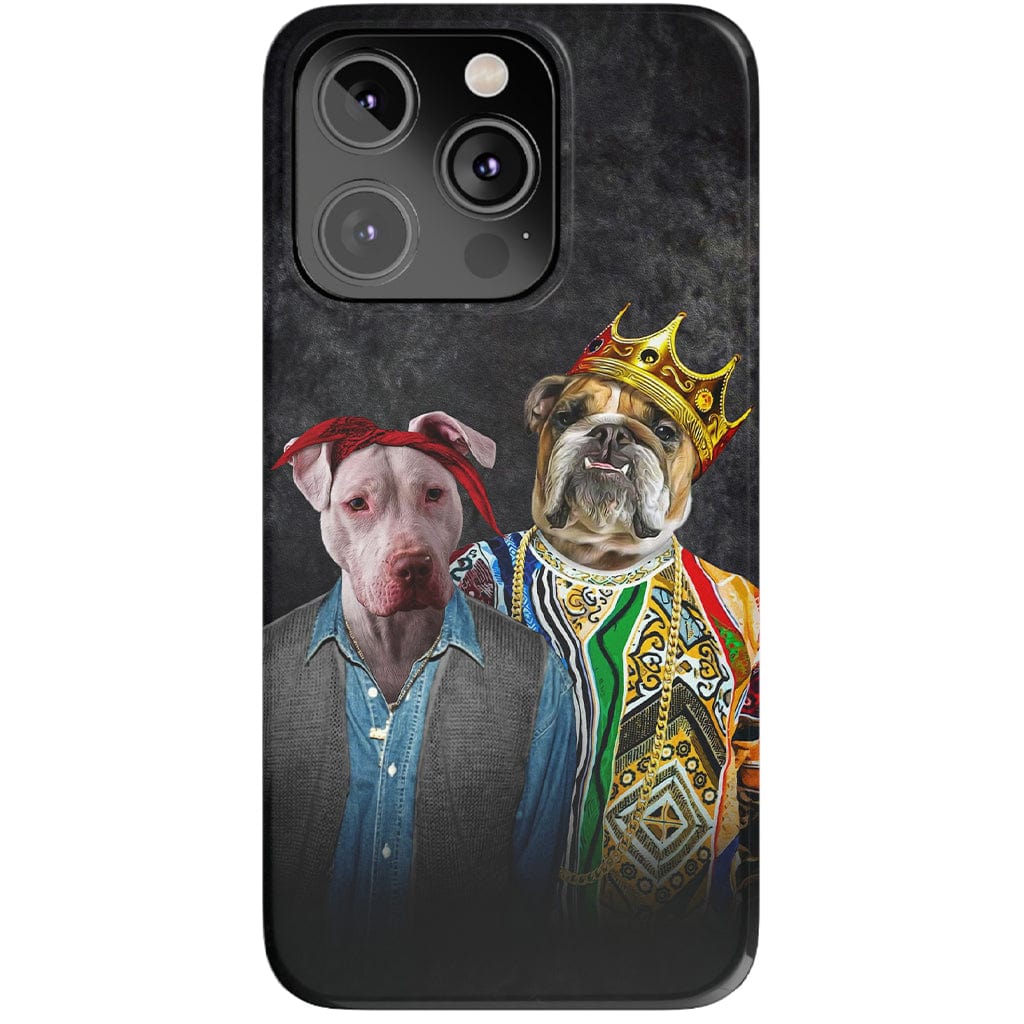 &#39;2Paw And Notorious D.O.G.&#39; Personalized 2 Pet Phone Case