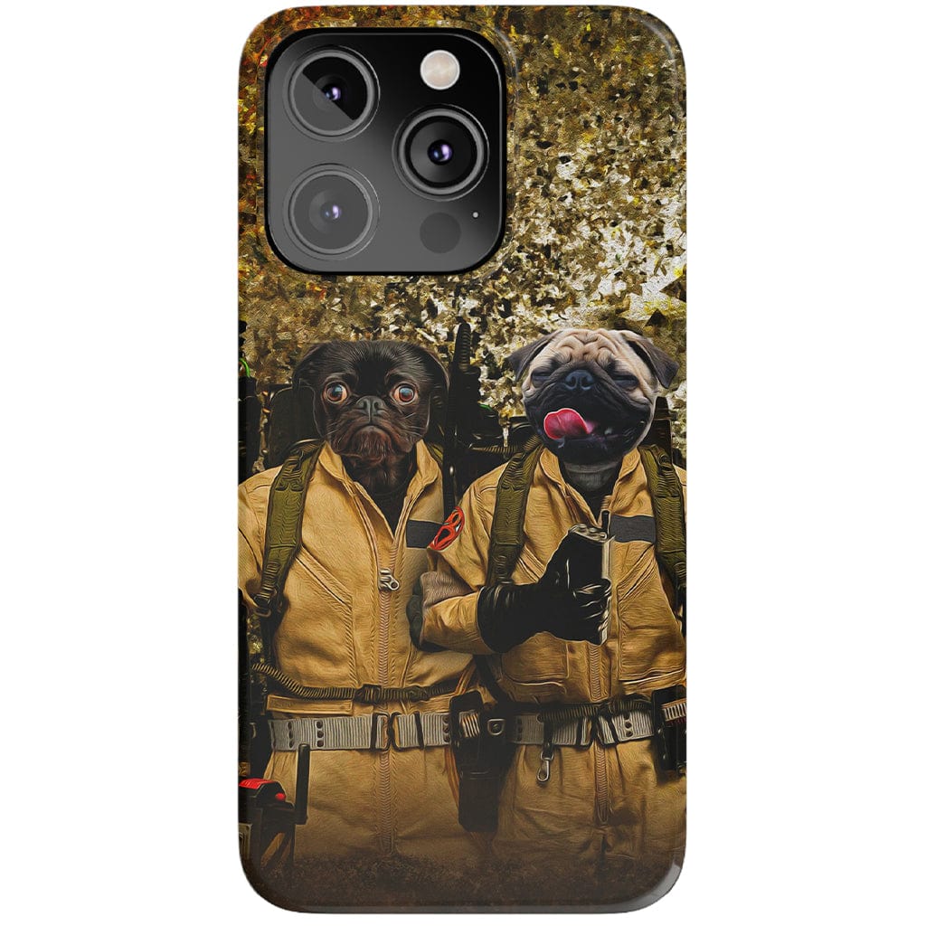 &#39;Dog Busters&#39; Personalized 2 Pets Phone Case