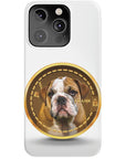 Funda para teléfono personalizada 'Crypto personalizado (tu perro)'