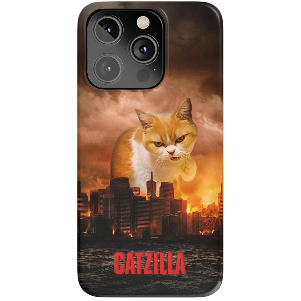 &#39;Catzilla&#39; Personalized Phone Case