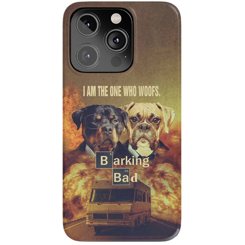 &#39;Barking Bad&#39; Personalized 2 Pet Phone Case