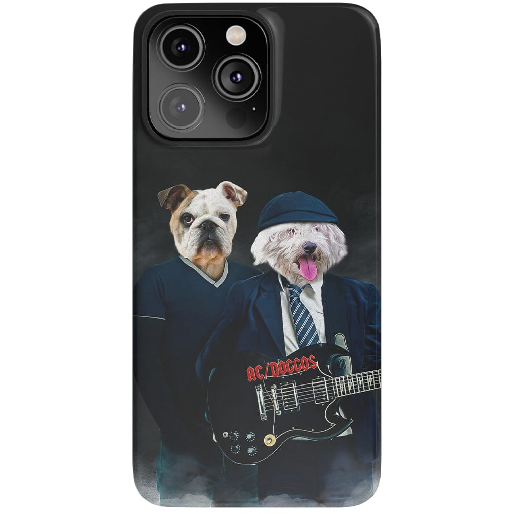 &#39;AC/Doggos&#39; Personalized 2 Pet Phone Case