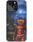 'Batdog & Flash Doggo' Personalized 2 Pet Phone Case