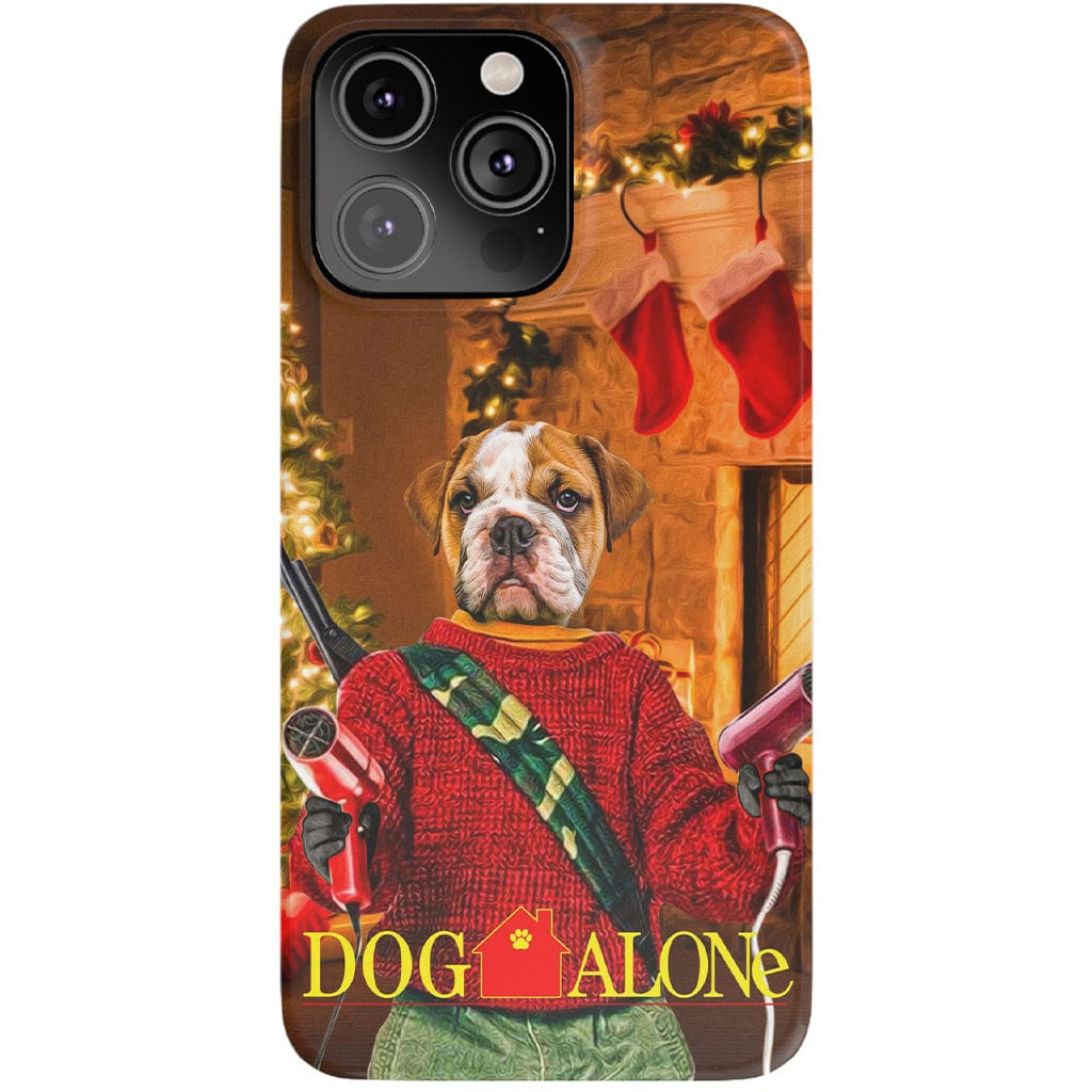 &#39;Dog Alone&#39; Personalized Phone Case