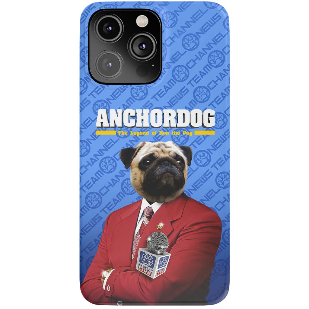 &#39;Anchordog&#39; Personalized Phone Case