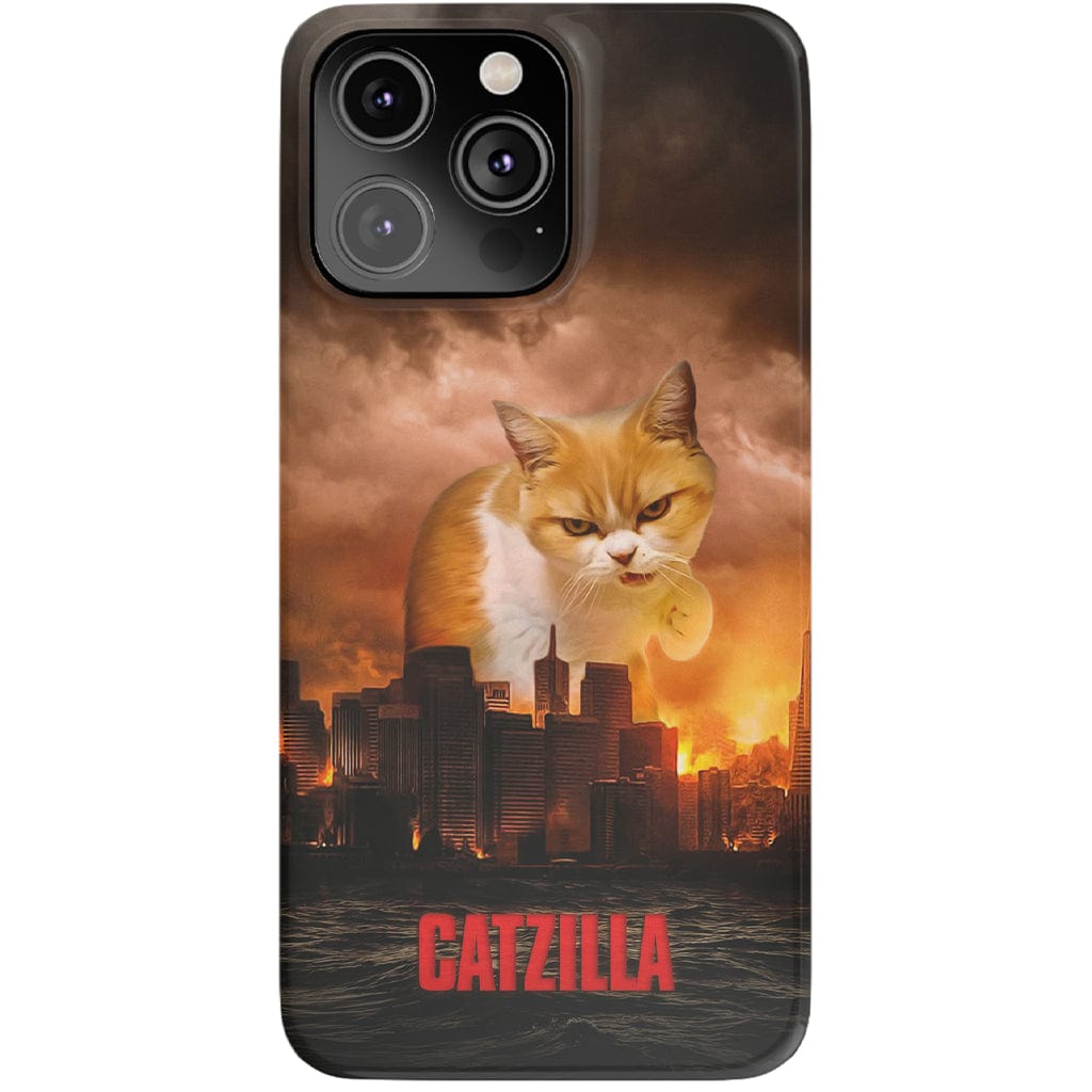 &#39;Catzilla&#39; Personalized Phone Case