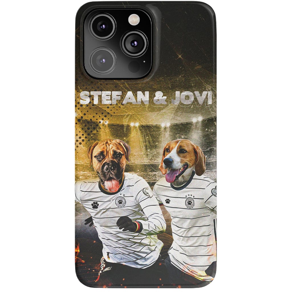 &#39;Germany Doggos&#39; Personalized 2 Pet Phone Case