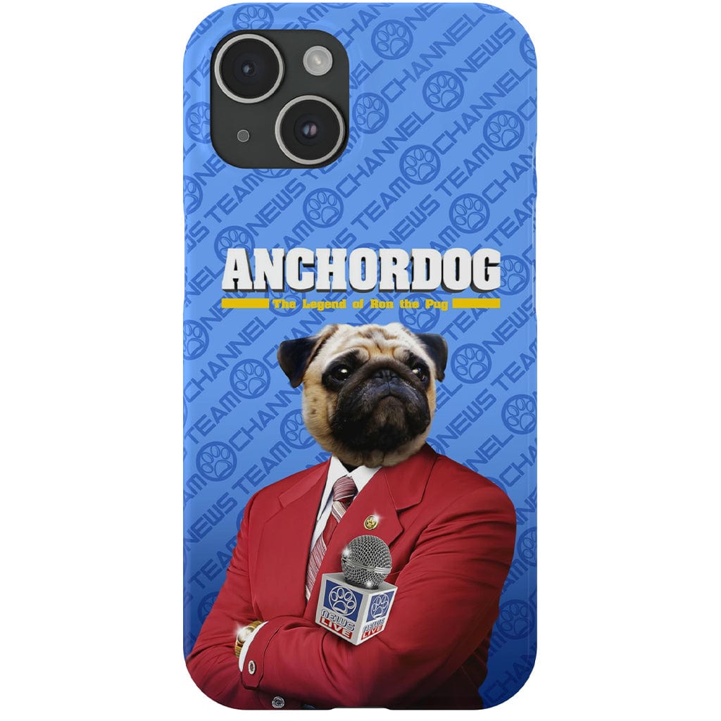 &#39;Anchordog&#39; Personalized Phone Case