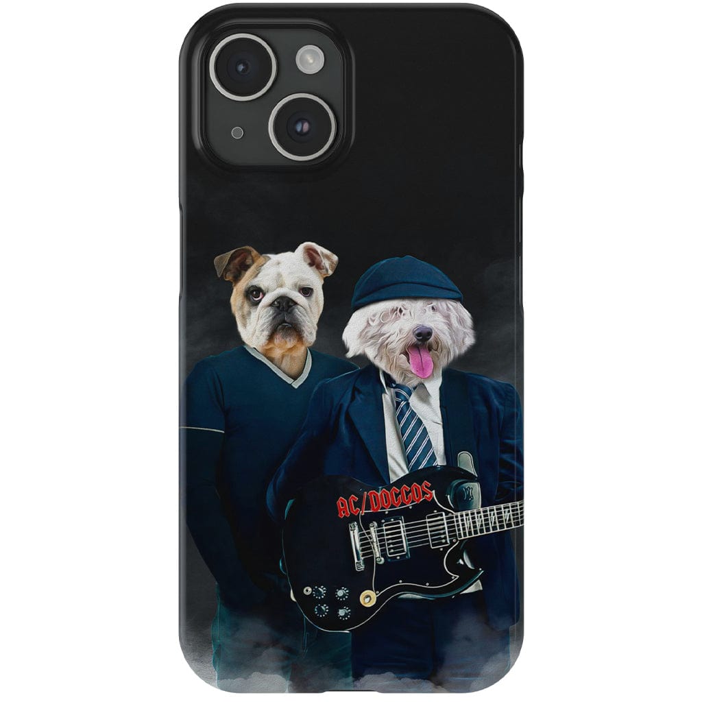 &#39;AC/Doggos&#39; Personalized 2 Pet Phone Case