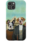 'American Pawthic' Personalized 2 Pet Phone Case