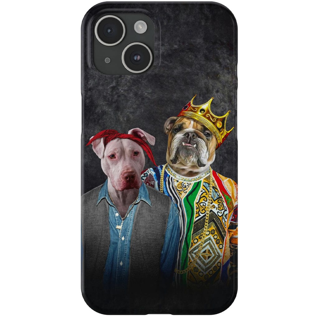 &#39;2Paw And Notorious D.O.G.&#39; Personalized 2 Pet Phone Case