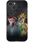 Funda personalizada para teléfono con 2 mascotas '2Paw And Notorious DOG'