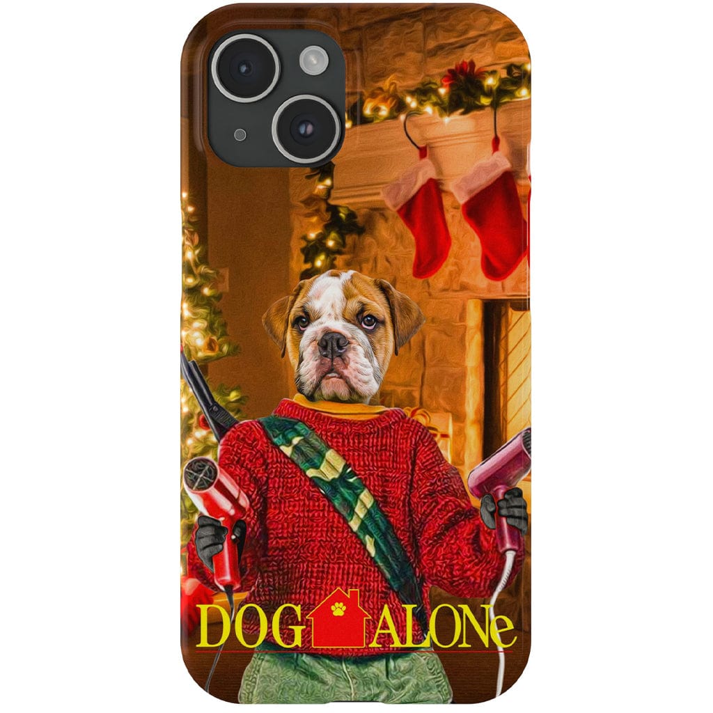 &#39;Dog Alone&#39; Personalized Phone Case