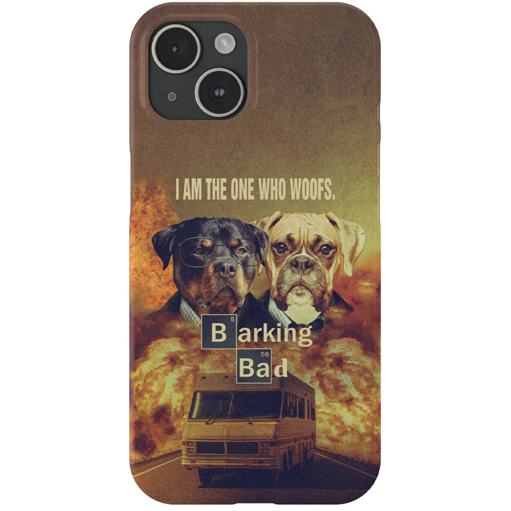 &#39;Barking Bad&#39; Personalized 2 Pet Phone Case