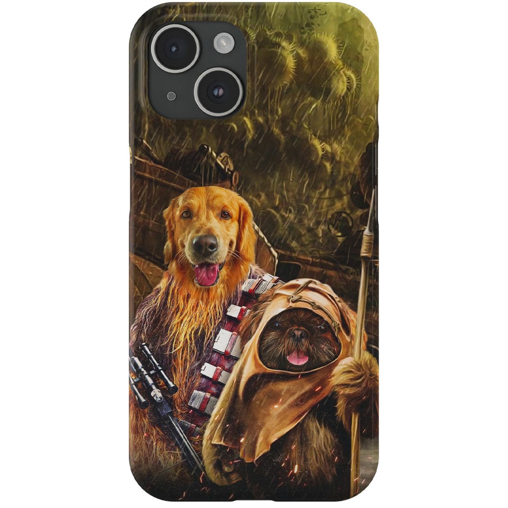 &#39;Chewdogga &amp; Dogg-E-Wok&#39; Personalized 2 Pet Phone Case