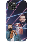 '1980s Lazer Portrait Pet(Female)/Human(Male)' Personalized Phone Case