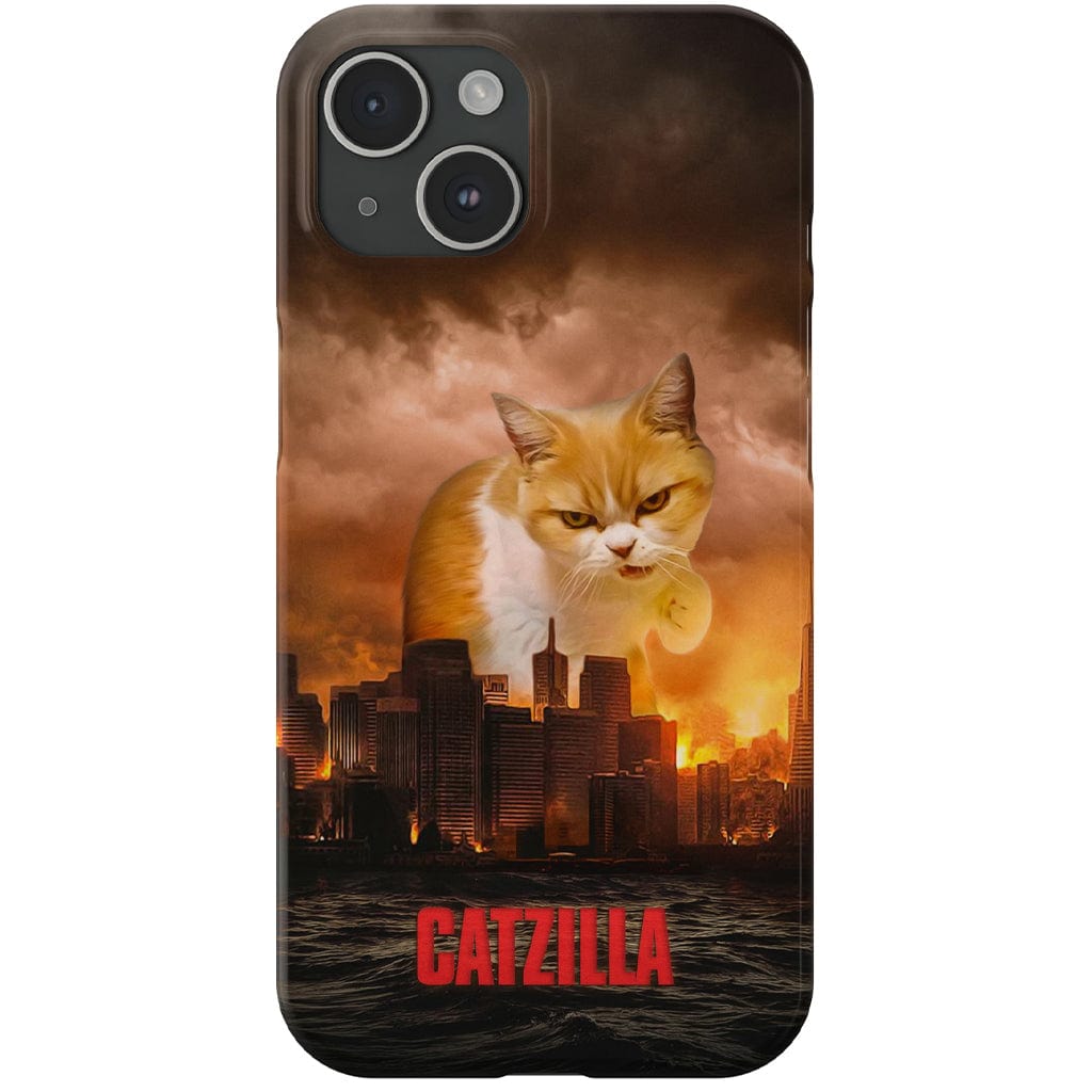 &#39;Catzilla&#39; Personalized Phone Case