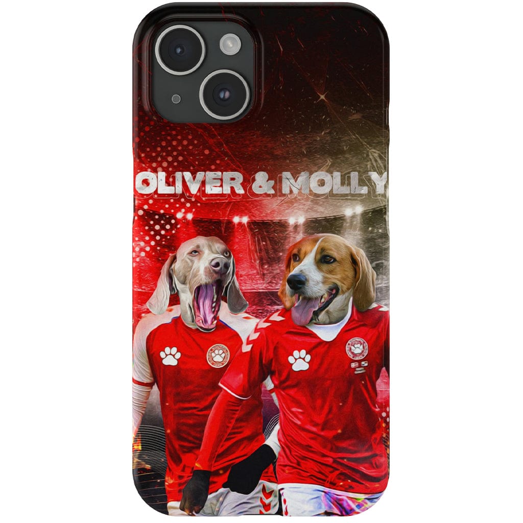 &#39;Denmark Doggos&#39; Personalized 2 Pet Phone Case