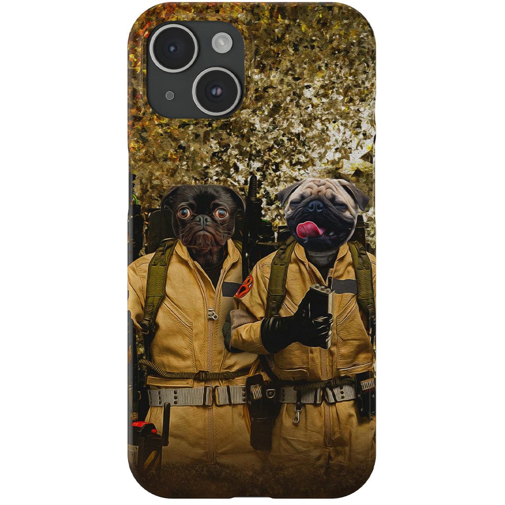 &#39;Dog Busters&#39; Personalized 2 Pets Phone Case