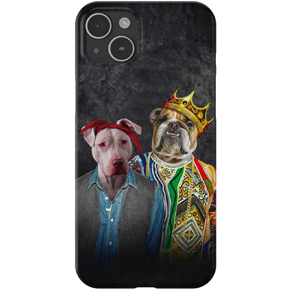 &#39;2Paw And Notorious D.O.G.&#39; Personalized 2 Pet Phone Case