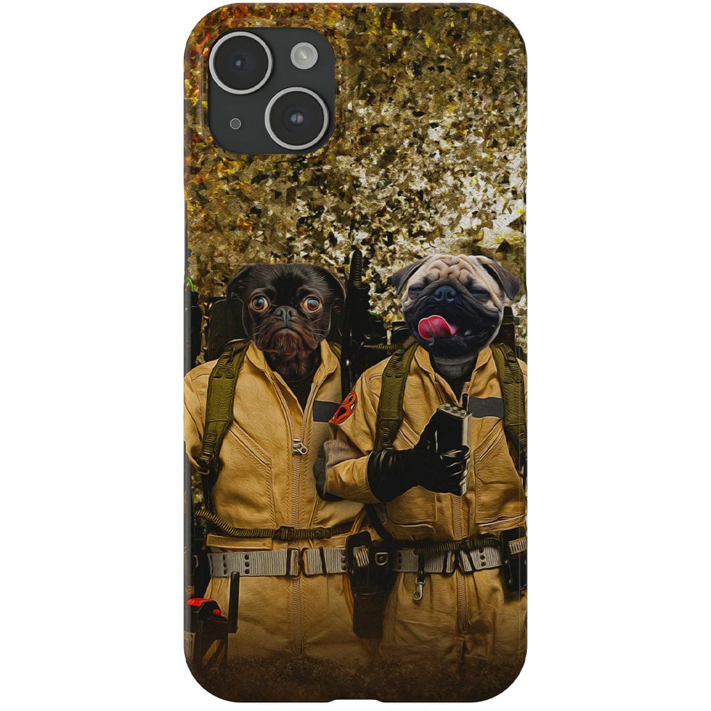 &#39;Dog Busters&#39; Personalized 2 Pets Phone Case