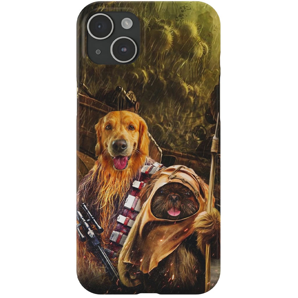 &#39;Chewdogga &amp; Dogg-E-Wok&#39; Personalized 2 Pet Phone Case