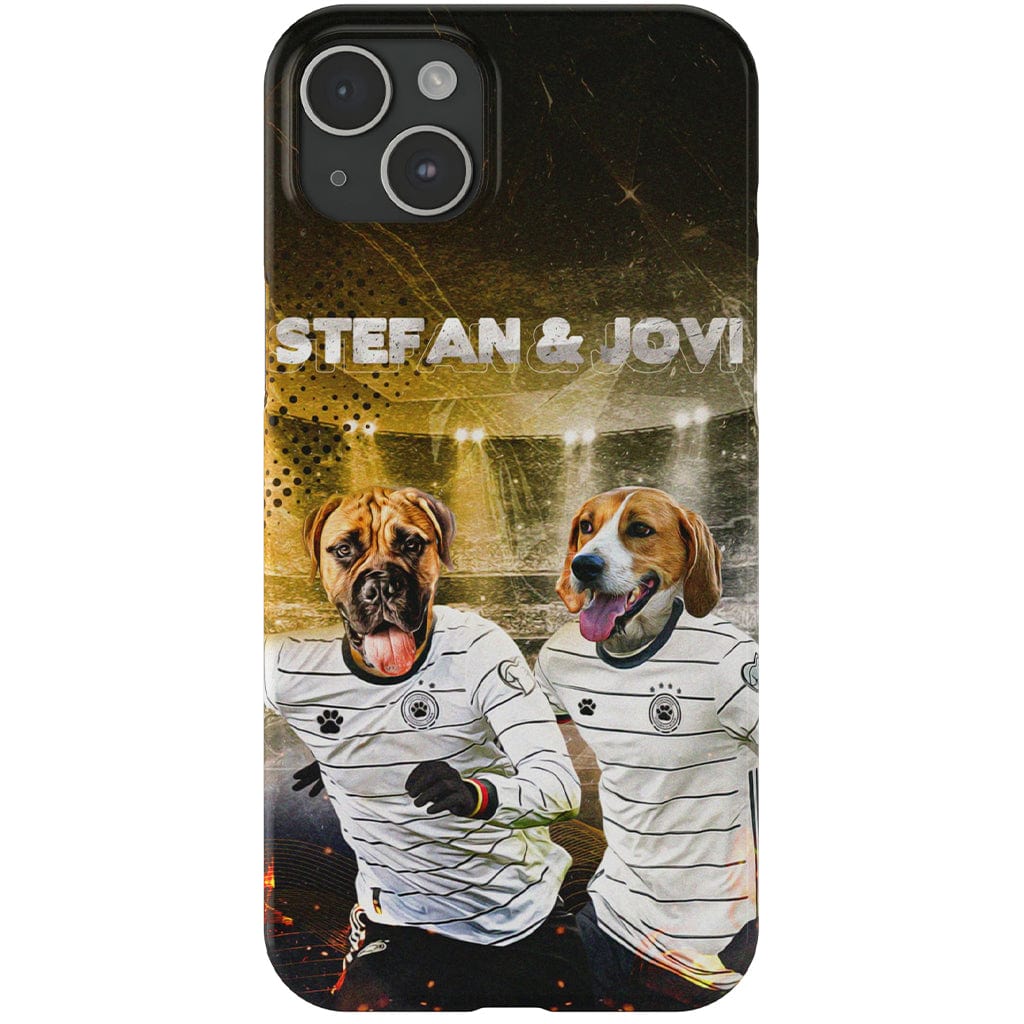 &#39;Germany Doggos&#39; Personalized 2 Pet Phone Case