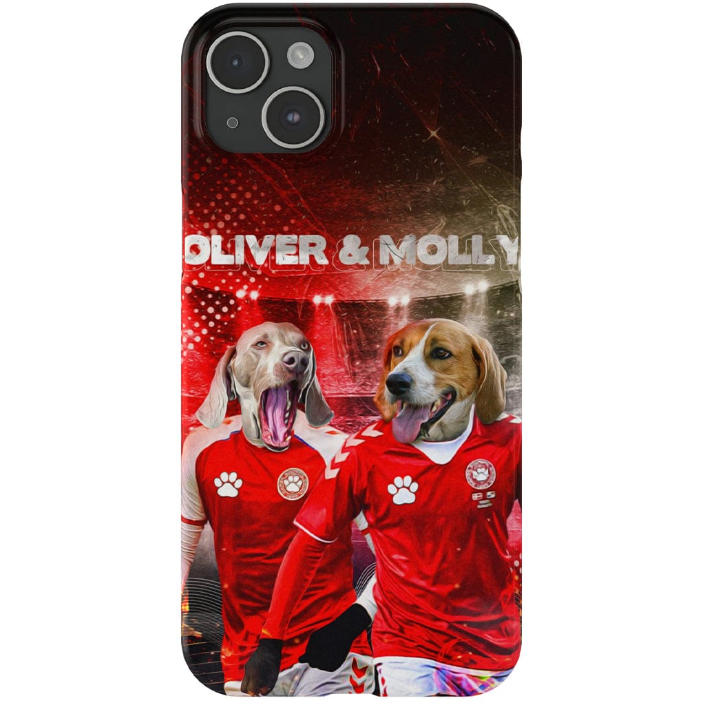 &#39;Denmark Doggos&#39; Personalized 2 Pet Phone Case