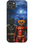 'Batdog & Flash Doggo' Personalized 2 Pet Phone Case