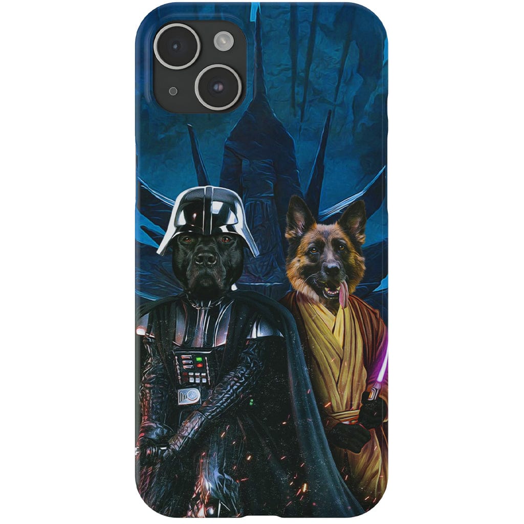 &#39;Darth Woofer &amp; Jedi-Doggo&#39; Personalized 2 Pet Phone Case