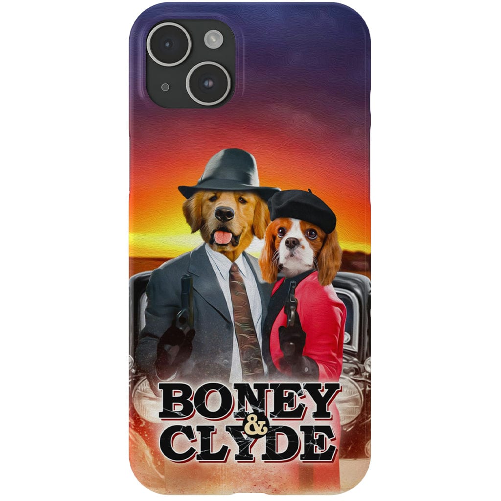 &#39;Boney and Clyde&#39; Personalized 2 Pet Phone Case