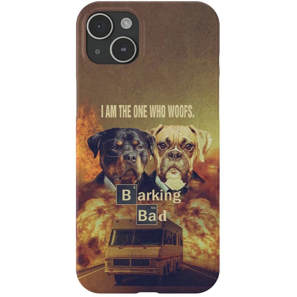 &#39;Barking Bad&#39; Personalized 2 Pet Phone Case