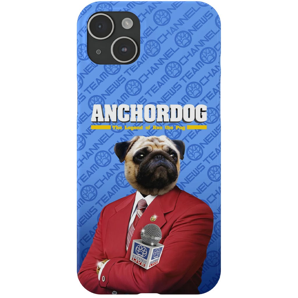 &#39;Anchordog&#39; Personalized Phone Case