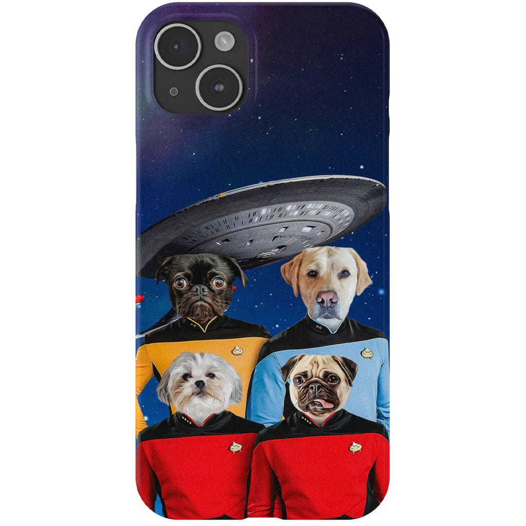 &#39;Doggo-Trek&#39; Personalized 4 Pet Phone Case