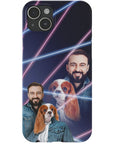 '1980s Lazer Portrait Pet(Female)/Human(Male)' Personalized Phone Case