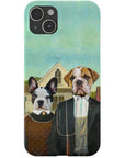 'American Pawthic' Personalized 2 Pet Phone Case