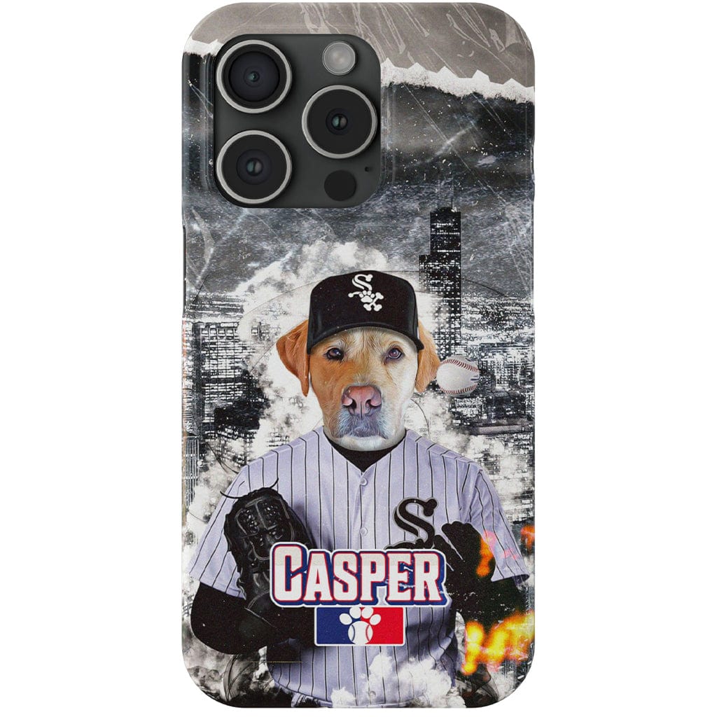 &#39;Chicago White Paws&#39; Personalized Phone Case