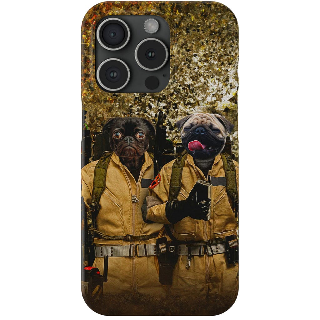 &#39;Dog Busters&#39; Personalized 2 Pets Phone Case