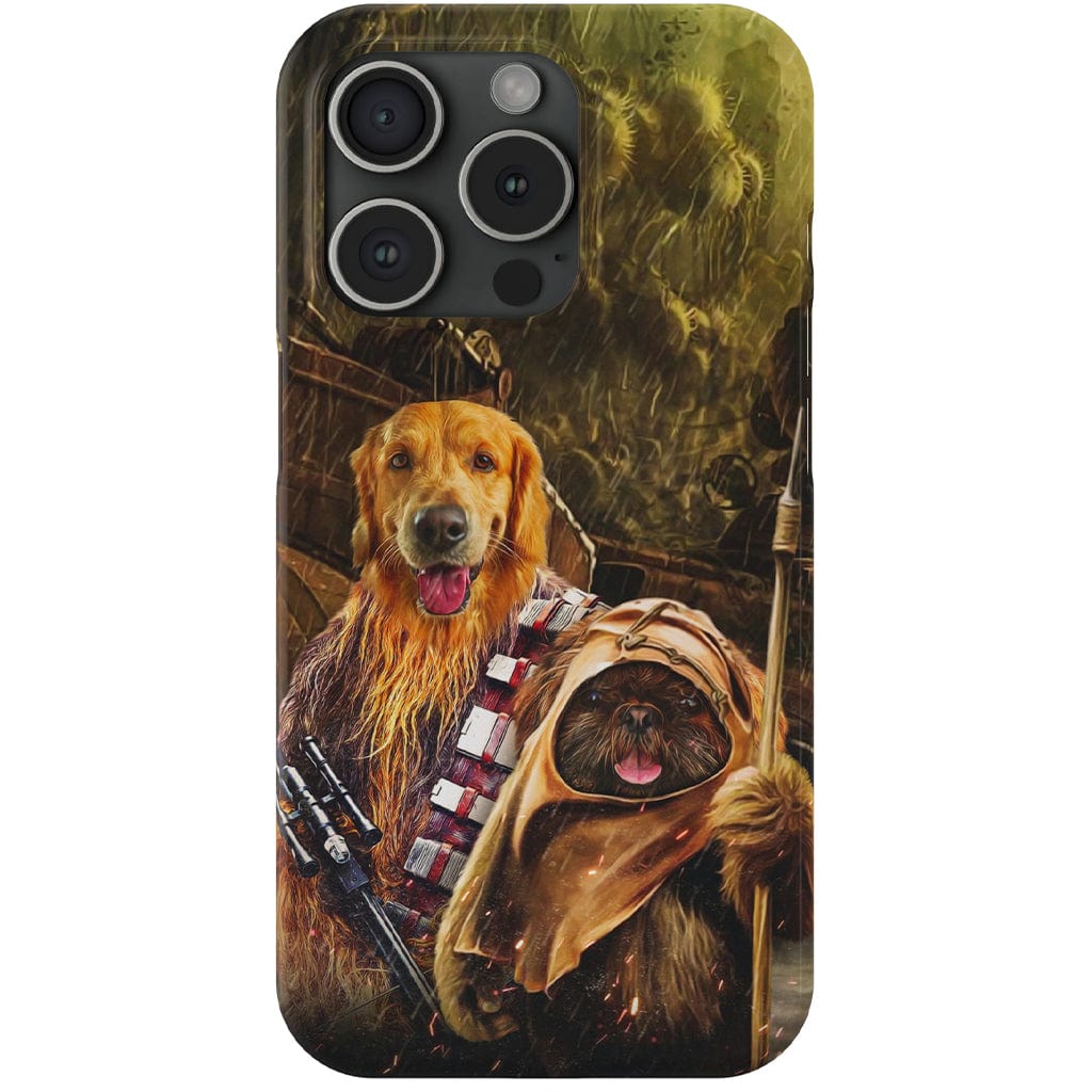 &#39;Chewdogga &amp; Dogg-E-Wok&#39; Personalized 2 Pet Phone Case