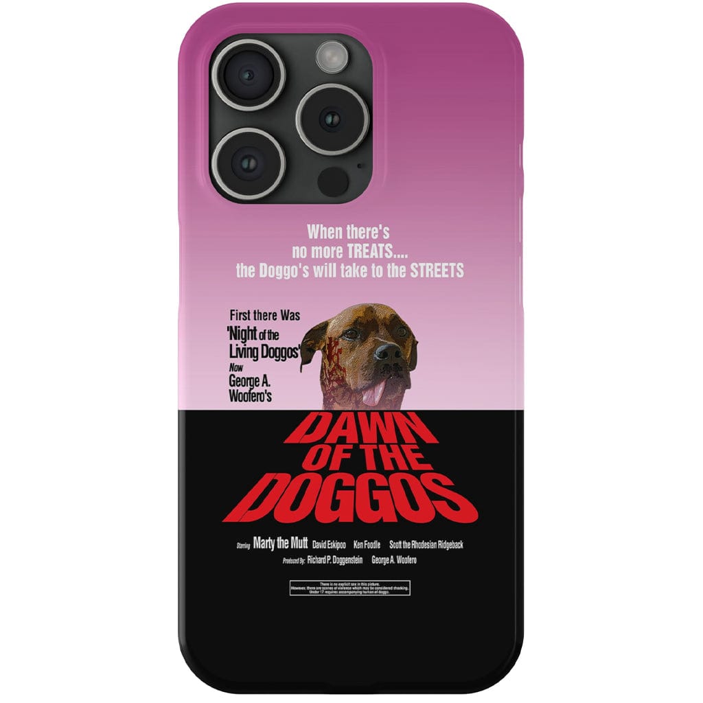 &#39;Dawn of the Doggos&#39; Personalized Phone Cases