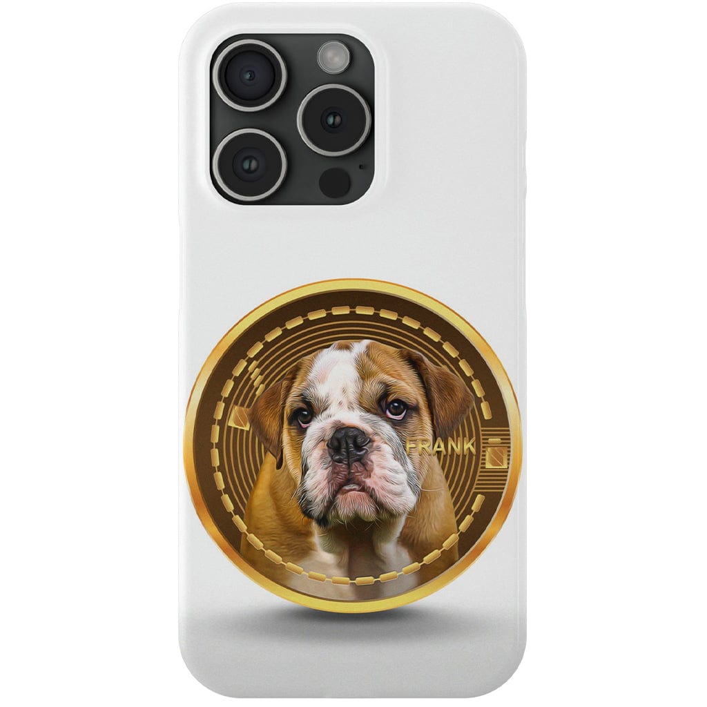 Funda para teléfono personalizada &#39;Crypto personalizado (tu perro)&#39;