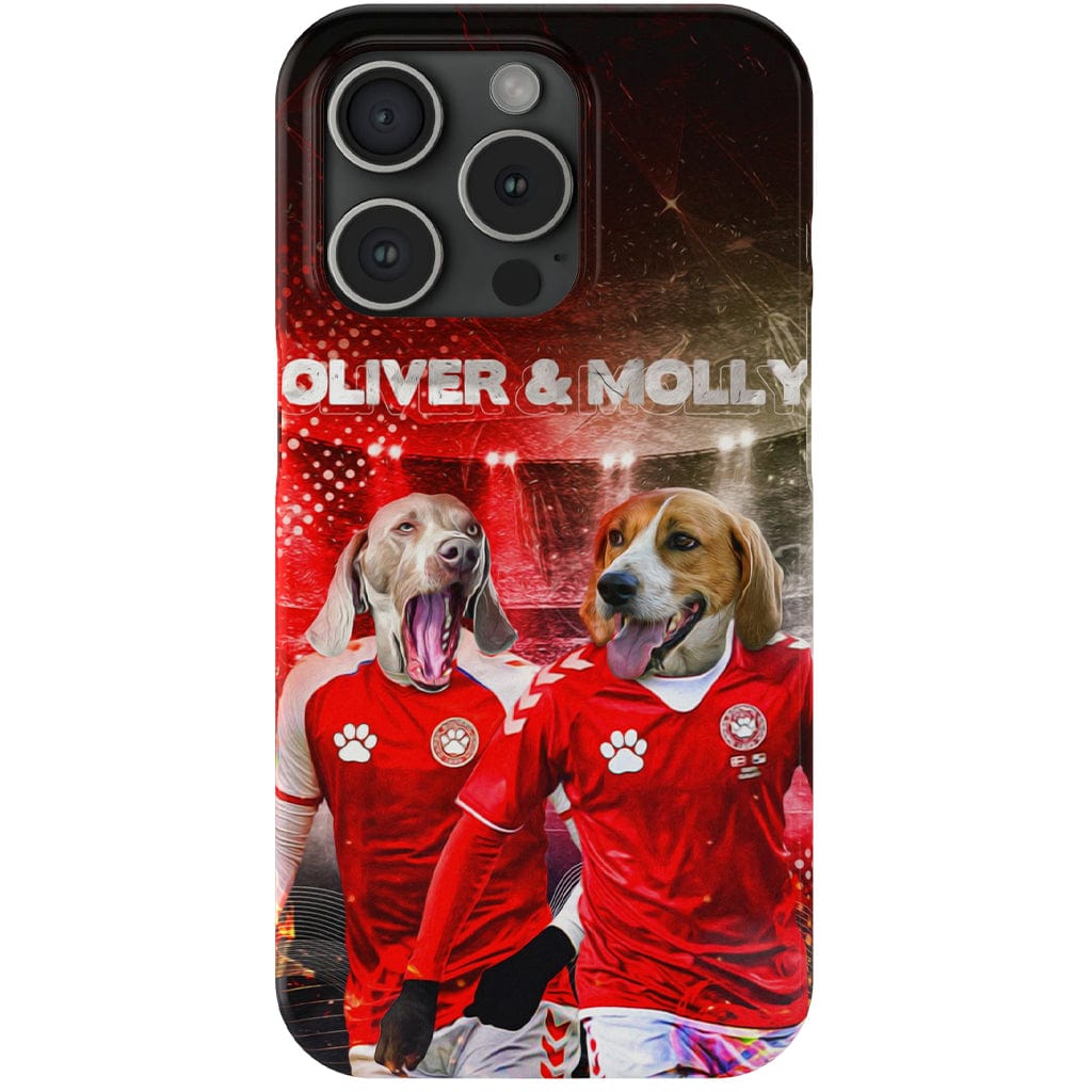 &#39;Denmark Doggos&#39; Personalized 2 Pet Phone Case