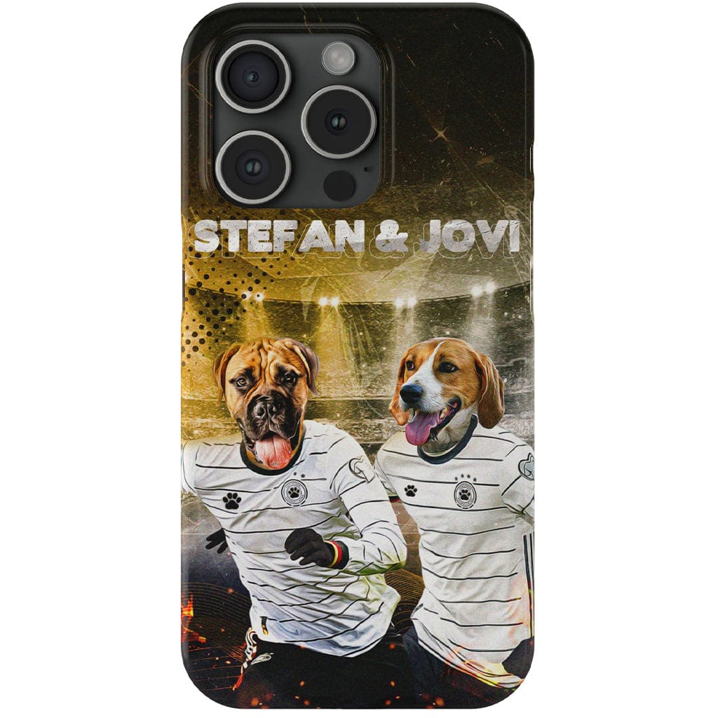 &#39;Germany Doggos&#39; Personalized 2 Pet Phone Case